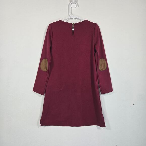 Hope & Henry Quilted Ponte Burgandy Riding Dress. Size 7. - Picture 2 of 8